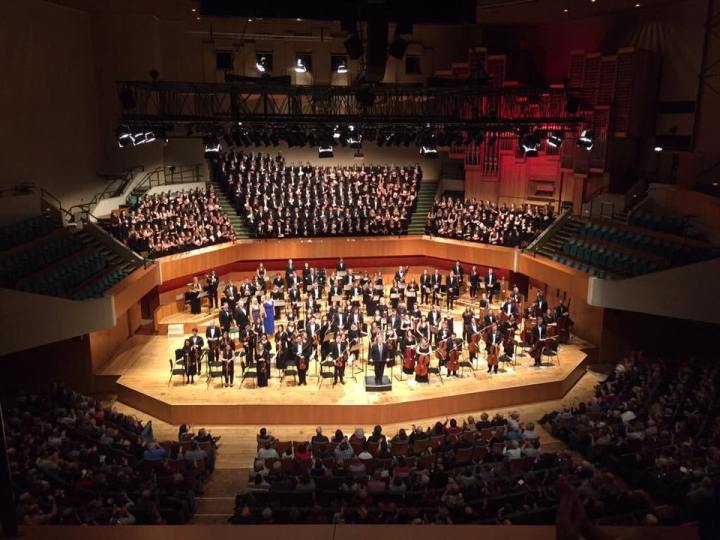 Royal Welsh College of Music and Drama Symphony Orchestra, Carlo Rizzi, Beethoven 9 Performance, St David's Hall, Cardiff